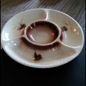 Appetizer Serving Dish (3 section & dip center)
